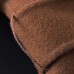 women brown woolen overcoat oversized stand collar winter coat tie waist jackets